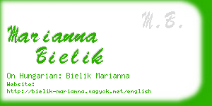 marianna bielik business card